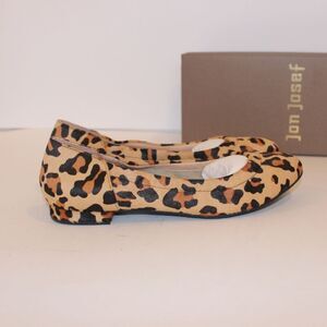 NWT Anthropologie Jon Josef Maya Leopard Comb Loafers Flats size 5